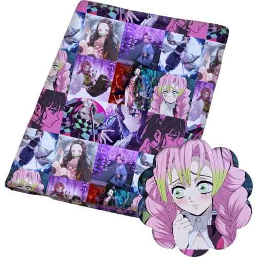 50*140CM Cartoons pattern Polyester cotton Fabric Patchwor Printed for Tissue Kids Home Textile for Sewing Doll Dress Curtain