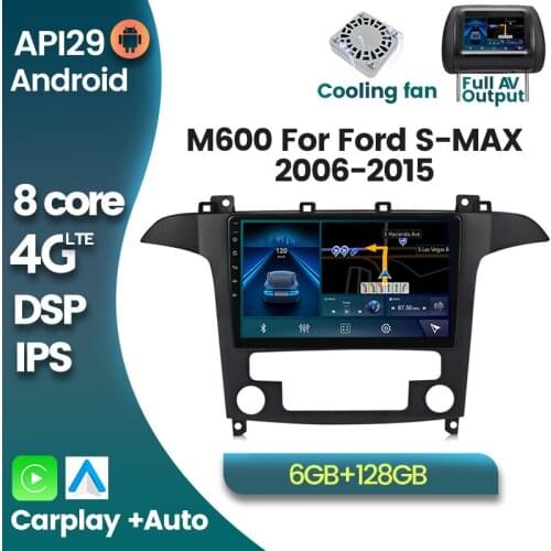 7862 Android 10.0 Car Radio Multimedia Video Player For Ford S-MAX S MAX 1 2006-2015 Car GPS stereo built in carplay Auto DSP