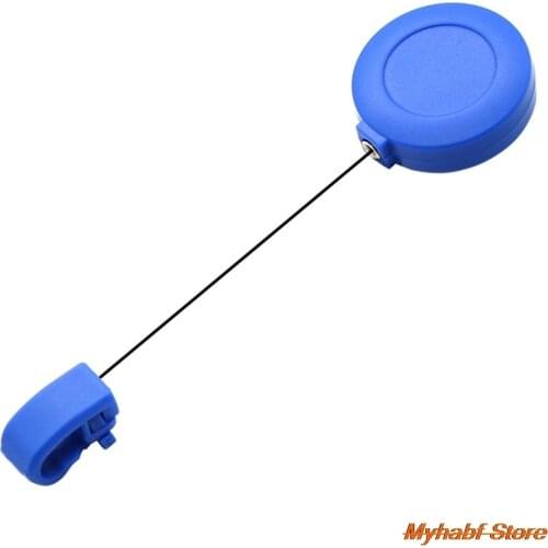 ABS Badge Holder Reel Clip Anti-lost Retractable Pull Name Tag ID Card Holder Recoil Reel Badge Buckle School Office Supplies