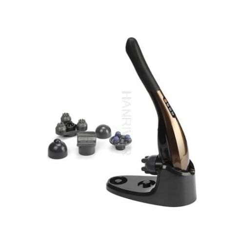 6 Massage Head Wireless Electric Vibration Massage Hammer Shoulder Waist Body Massager Pain Relief Charge Health Care Instrument