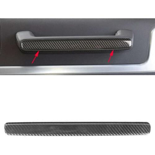 Co-Pilot Glove Box Handle Cover Trim Fit for Mercedes Benz G Class W463 G350 400 G55 G63 2019 2020 Carbon Fiber Trim