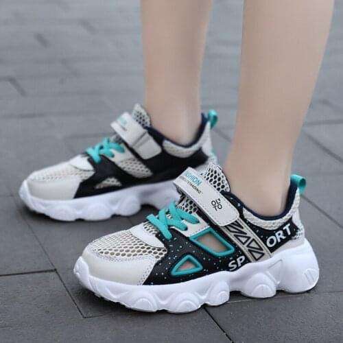 Kids Running Shoes Boys Sneakers Breathable Mesh Outdoor Sport Shoes Children Walking Shoes Footwear Summer