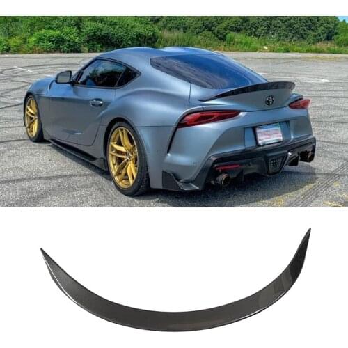 For Toyota GR Supra A90 MK5 Rear Trunk Spoiler AG Style Ducktail Carbon Fiber Trunk Lip