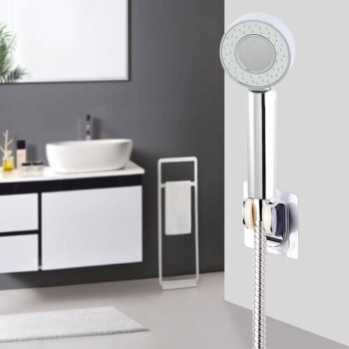 Double Sided Dual Functions Round ABS Chrome High Pressure Spa Rainfall Detachable Boosting Spray Bathroom Hand Held Shower Head