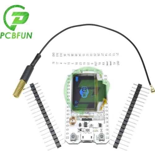 3.3V -7V SX1278 0.96 OLED LoRa ESP32 WIFI Bluetooth Development Board LoRa Node 430-470MHZ 802.11 b/g Wi-Fi Transceiver Antenna