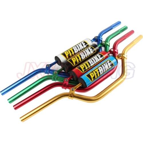 28mm middle rise Pro Taper Fat Bar Motorcycle Dirt Bike ATV Cross MX Aluminum Handelbar With handlebar pads