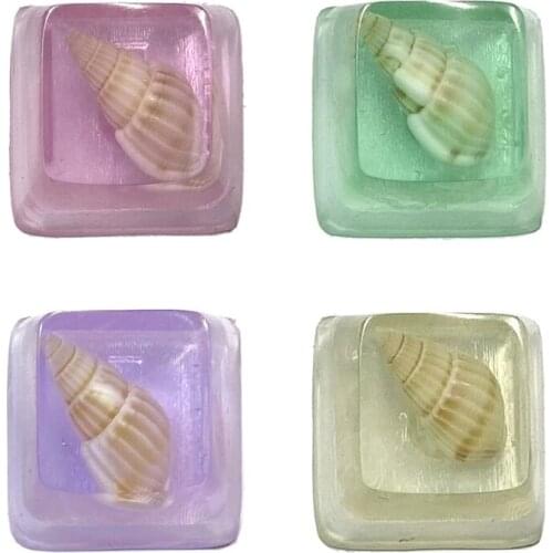 Handmade Customized OEM R4 Profile Resin Keycap Keyboard RGB Conch Resin Keycap