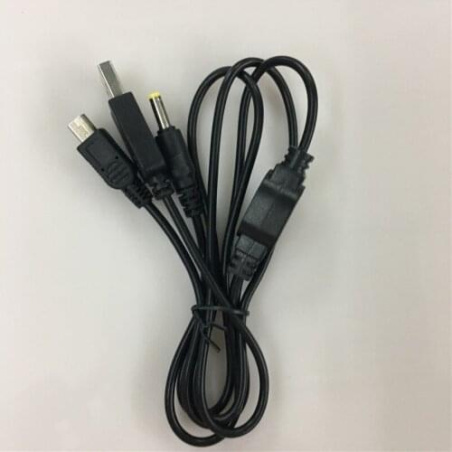 Wholesale 1M USB data cable + Charging cable 2 In 1 for PSP1000 2000 50pcs