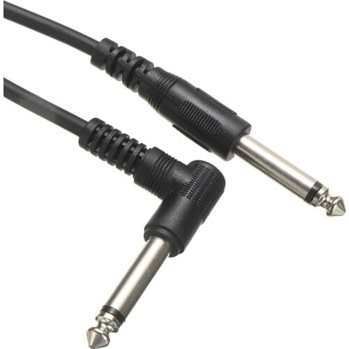 High Quality 10ft 3m Electric Patch Guitar Amplifier AMP Instrument Cable Cord Black For Guitars And Amp Connections