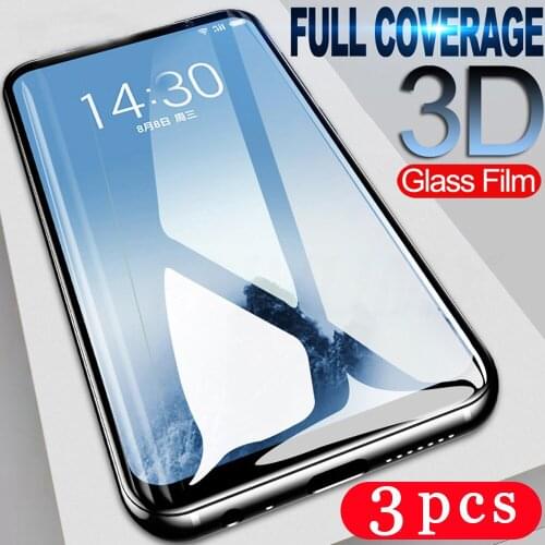 3Pcs for meizu 16s pro 16xs 16x tempered glass film for meizu 16 16th plus protective phone screen protector on glass smartphone