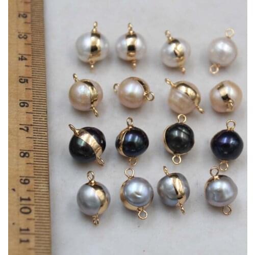 DIY Jewelry Clasp Gold Color Cooper Real Freshwater Potato Pearls Wholesale Necklace Bracelet Parts Component Fittings 50pcs/lot