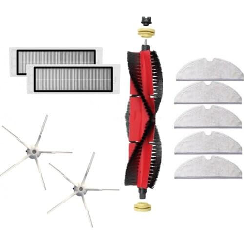 10Pcs Vacuum Cleaner Replacement Parts Accessories for Xiaomi Roborock S5 Max S50 S6 S60 HEPA Filter Main Side Brush