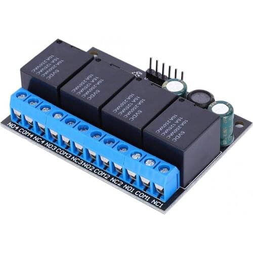 12V 4 Channel Relay Module Bistable Self-Locking Relay Module Low Level Control Switch SL35B04