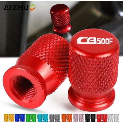 CBR 500R Motorcycle CNC Aluminum Tire Valve Wheel Tyre Air Port Cover Cap FOR HONDA CBR500R CB500X CB500F 2013-2018 CB500 F LOGO