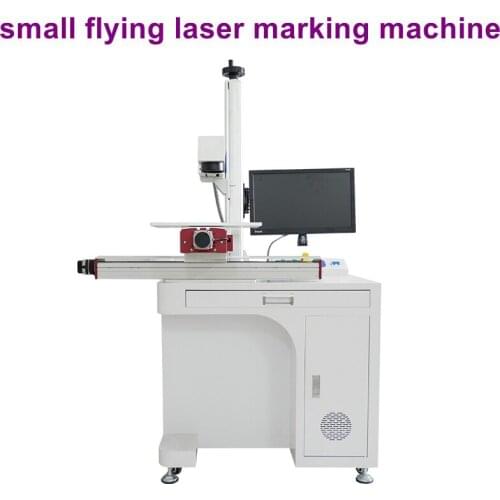 Customized Fiber Laser Marking Machine with slide table and filter unit for more security safe