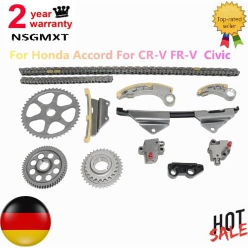 AP03 New Timing Chain Tensioner Sprockets Pump Kit For Honda FR-V CR-V III N22 N22A1 N22A2 14210RBDE00 13441RBDE01 91212RBDE02