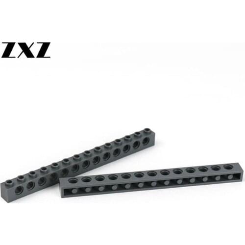 10pcs Technical Brick 1x14 with Holes Robot Model Building Blocks Parts Educational Toys For Children 32018