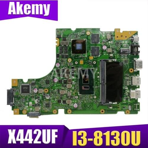 Laptop motherboard for ASUS VivoBook 14 X442UF X442UQR R419U X442UN X442UR X442UQ original mainboard 930MX 4GB-RAM I3-8130U