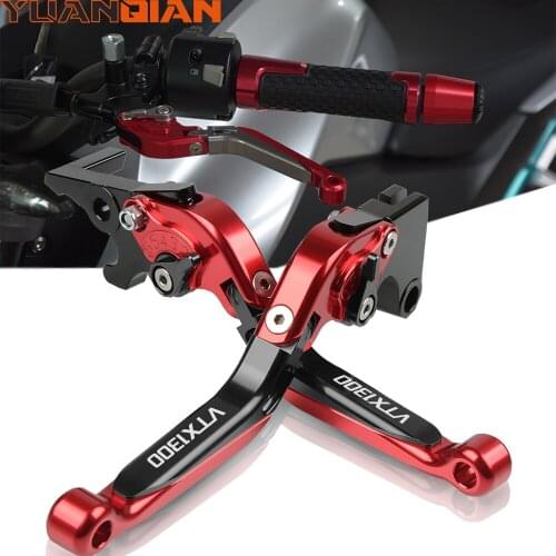 Motorcycle Accessories CNC adjustable Brake Clutch Levers For Honda Fury/VTX1300CX VTX1300 VTX 1300 CX 2009-2019 2018 2017 2016
