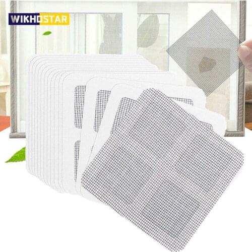 Screen Window Repair Stickers Fix Net Mesh Home Adhesive Anti Mosquito Fly Bug Insect Repair Screen Net Wall Patch Stickers