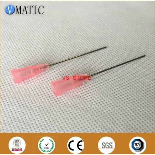 Free Shipping 100Pcs 1.5'' 20G Tip Luer Lock Glue Dispensing Needle Tip 1-1/2 Inch