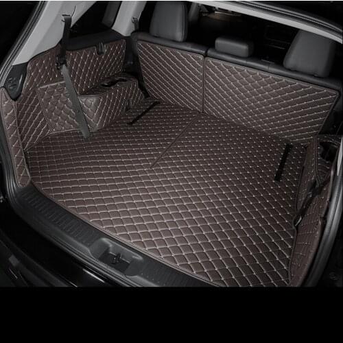 Full Surrounded No Odor Waterproof PVC Special Car Trunk Mats for Cayenne/Bobst/Koleos/Macan Non Slip Easy Clean