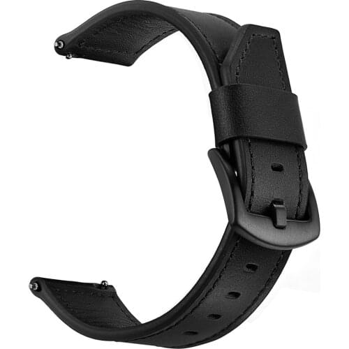 Black Brown Fashion Genuine Leather Band for Fossil Gen 4 Smart watch Bracelet for For Fossil Gen 5 Carlyle Gen5 Strap Watchband