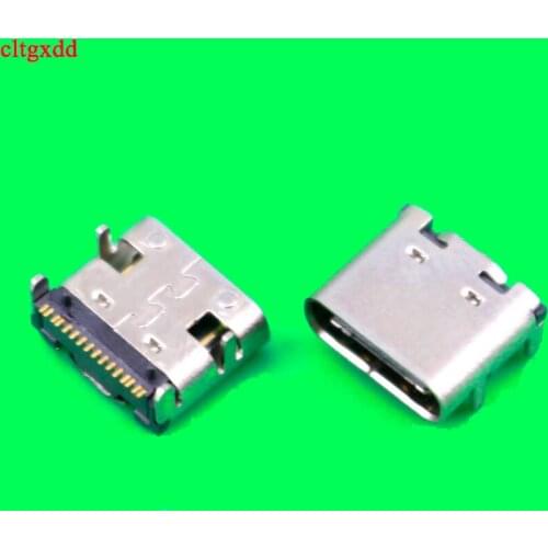 Cltgxdd 2-10pcs Micro USB JACK 3.1 Type-C 16pin SMD female connector For Mobile Phone Charging port Charging Socket Good Quality