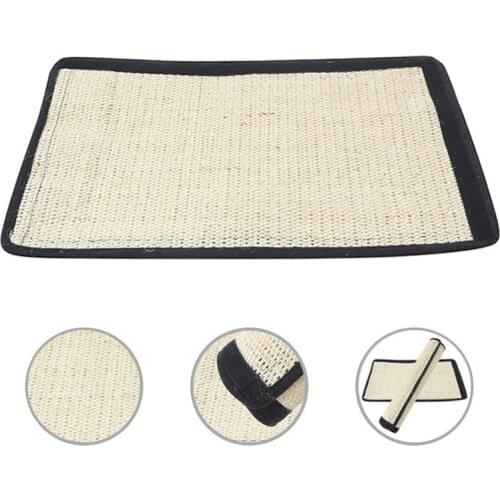 2Pcs Cat Scratching Mats Natural Sisal Felt Durable Cat Scratcher Sisal Scratching Pad for Cats Protecting Furniture Supplies