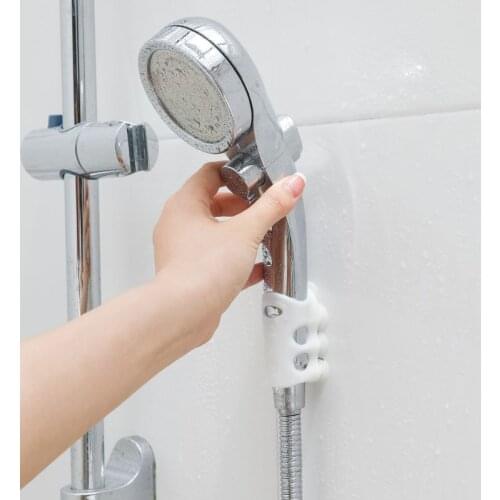 Shower Head Holder Reusable Durable Suction Cup Shower Bracket Mount Bathroom Wall Rack Stand for Bathroom Accessories TXTB1