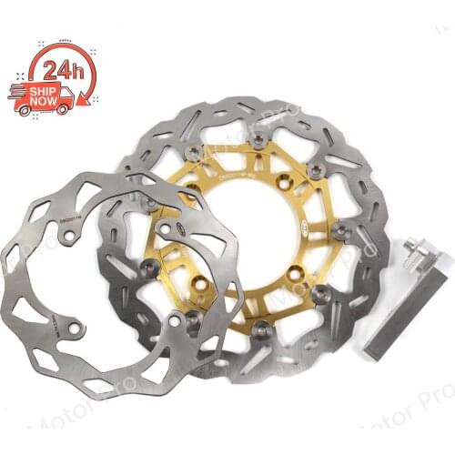 For Kawasaki KX250 2006 2007 2008 Front Rear Brake Disc Disk Rotor Kit Motorcycle Accessories KX 250 06 07 08 KX450F KX250F GOLD