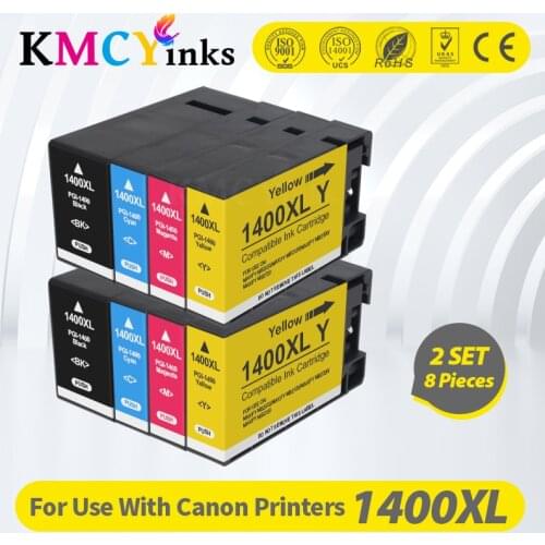 KMCYinks Compatible Ink Cartridges For Canon PGI 1400 MAXIFY MB2040 MB2340 MB2140 MB2740 printer printers PGI-1400 PGI1400 XL