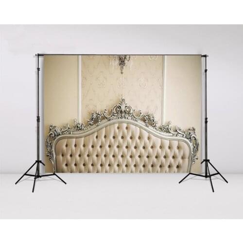 Full Bed Rest Headboard Light backdrops polyester or Vinyl cloth High quality Computer print wall Photography Backgrounds