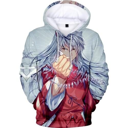 Hot Sale Print Classic Leuke Cosplay Inuyasha hoodies Hot Koop Men Women Unisex 2020 Sesshoumaru Kleding Hoge Kwaliteit hoodie