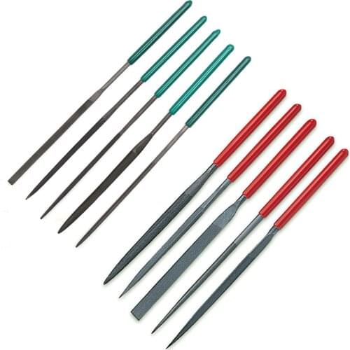 ProsKit 8PK-605A 8PK-605L 5pcs/lot Needle File Set Precision Rasp Group For Metal Glass Stone Jewelry Wood Carving Craft