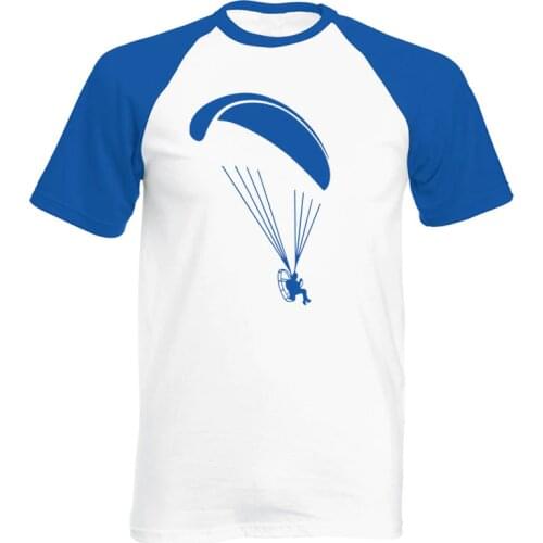 Paramotor flyer Paramotorist Fashion Men Tee Shirt Summer T-shirt Cotton Mens raglan Short Sleeve O Neck Streetwear T Shirt Tops