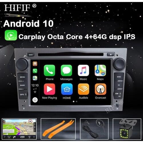 PX6 2 Din Android 10.0 Car DVD GPS For Opel Vauxhall Astra Meriva Vectra Antara Zafira Corsa Agila 7" GPS Radio Player NO DVD