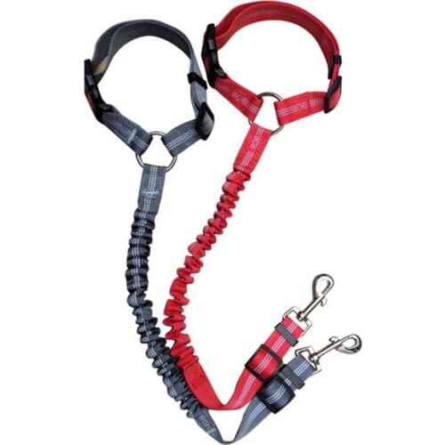 Dog Seat Belt Pet Car Seatbelt Adjustable Safety Seat Connect Dog Harness Belt Elastic for Vehicle Travel Daily Use