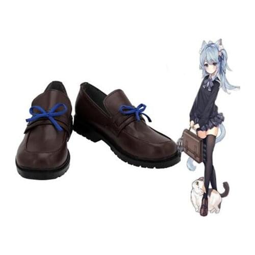 Azur Lane Asashio Class Destroye Cosplay Boots Shoes for Adult Women Shoes Costume Accessories Custom Made Halloween Party Shoes