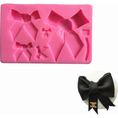 DIY Sugar craft Cake Vintage Bow Silicone Mold Fondant Mold Cake decorating Tools Gum paste Mold