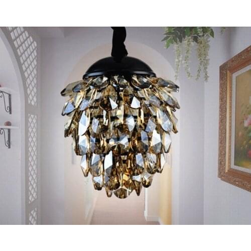 Free Shipping Modern Crystal Pendant Lamp D25cm LED Nordic Restaurant Pendant Hanging Lamp Contemporary Modern 110-240V Lighting