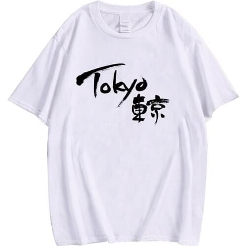 CLOOCL Tokyo Revengers White Cotton T-Shirts Tokyo Letter Tops Unisex Casual Harajuku Tees Men Clothing Oversized T Shirt