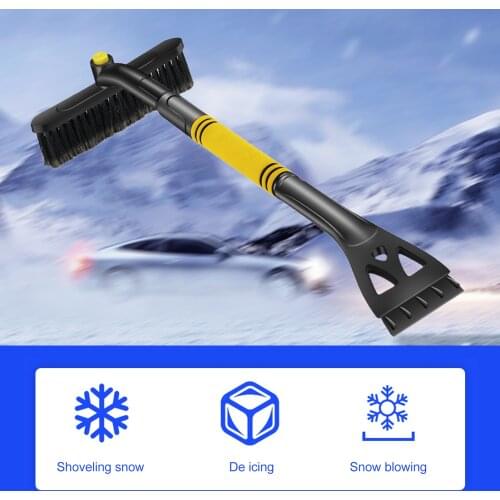 Universal Car Cleaning Brush Auto Windshield Extendable Snow Brush Ice Scraper Detachable Snow Shovel Brush Dust Remove Brush