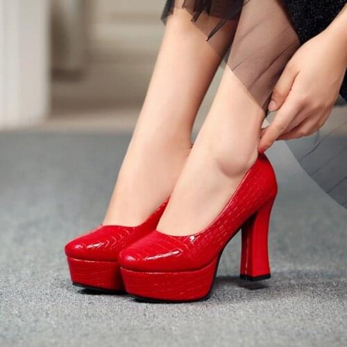 2021 Spring Summer Pumps Women New European Fashion Platform Heels Shoes Waterproof Bandage Thick with Stripper Heels C2103