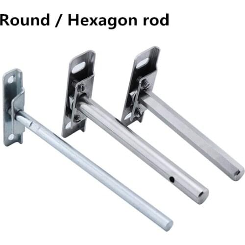 10PCS 3 years warranty Heavy Tool 3/4/5inch Concealed Floating Wall Shelf Support Metal Brackets Cold Rolled Steel Round Hexagon
