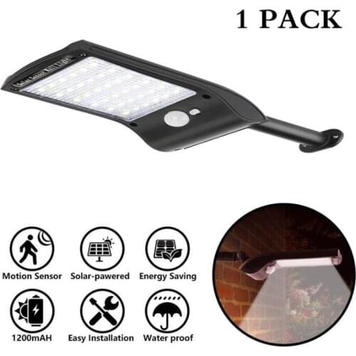 36 LED Solar Power Light Super Bright LED Solar Wall Lamp PIR Motion Sensor Outdoor Waterproof Garden Security Lamps
