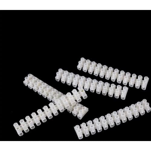 5pcs 12 Way 3A 5A 10Amp Block Wire Connector Strip For Electrical Wiring Household Use Barrier Screw Terminal