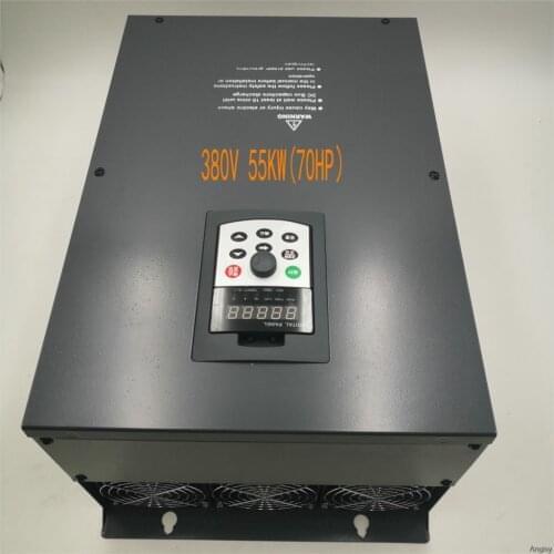 Angisy Free Shipping 55KW/3 Phase 380V/112A Frequency Inverter Vector Control 55KW inverter/ Vfd 55KW