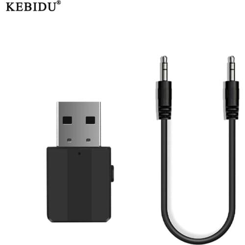 Kebidu Bluetooth 5.0 Audio Receiver Transmitter Mini Stereo Bluetooth AUX RCA USB 3.5mm Jack For TV PC Car Kit Wireless Adapter