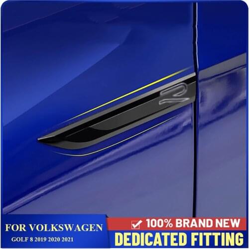 Car Original Side Wing Fender Badge Emblem Decorative Accessories For Volkswagen Golf 8 2019 2020 2021